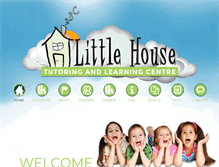 Tablet Screenshot of littlehousetutoring.com